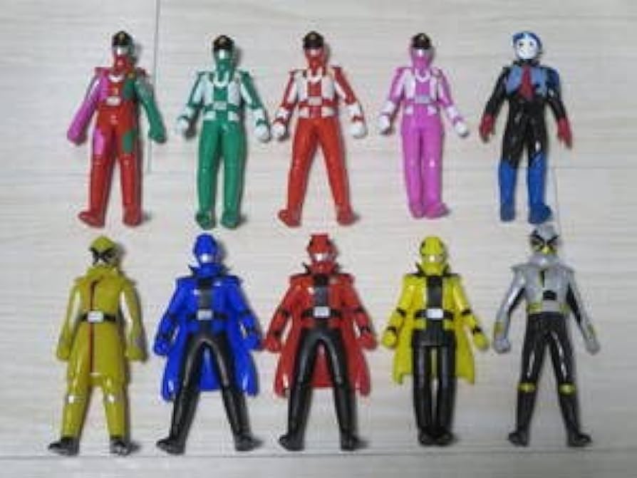 タグ付き ルパンレンジャー vs パトレンジャー ソフビ 10体セット タグ付き ルパンレンジャー vs パトレンジャー ソフビ 10体セット