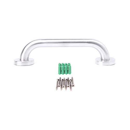 Maniglione di Sicurezza per Bagno da 25 cm, corrimano per Doccia e Vasca in Acciaio Inox, Supporto per WC, Maniglia di Sicurezza per disabili.
