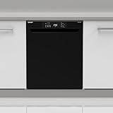 SHARP QW-NA1CU47DB-DE Unterbau Geschirrspüler 60cm, 13 Maßgedecke, 4 Programme, AquaStop, Schwarz