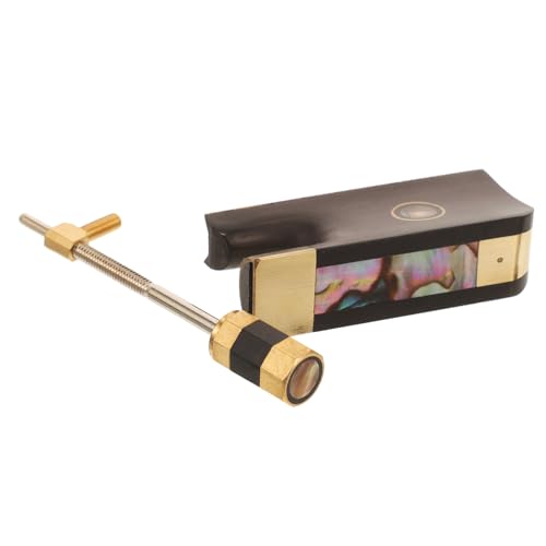 FUNOMOCYA 1Set Violin Bow Frog with Screw Kit Replacement Accessory for Student Violin Excellent Balance Powerful Tone Easy Installation Comfortable Use for Practicing Musicians