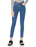 Maschinenwaschbar bei 30 °C. Lee Damen Scarlett High Skinny Jeans, Blau (Flat Stone Eo) , 29W/31L
