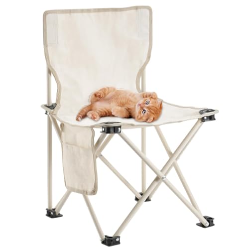 Silla de camping,Silla plegable de tela Oxford para acampar al aire libre - Cómoda silla para sentarse a prueba de herrumbre portátil ergonómica para viajes, campamentos, picnic, reuniones, bocetos