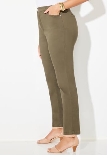 Catherines Women's Plus Size Petite Secret Slimmer Pant3