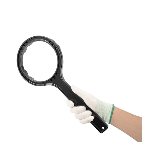 Image of Fuel Pump Retainer Lock Ring Tool HD-48646 Fit for Harley Touring Electra Glide, Street Glide, Road Glide, Tri Glide FLHT FLHX FLTR 2008 -Up, Non-Sparking ABS Plastic Wrench