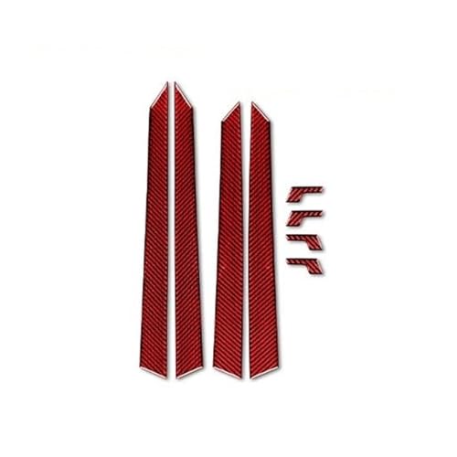 センターコンソールストリップ Car Interior Door Trim Strip Sticker Accessories Decoration For Accord 10th Gen 2018-2021(Carbon Red)