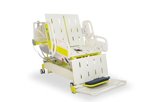 Image of UNIPRO 8 Functions Motorized Bed with Commode,Multi-Function Electric Nursing Bed with Toilet, Rear wash Function, Automatic Commode Flush System,Can be Made as Chair-Sitting Position