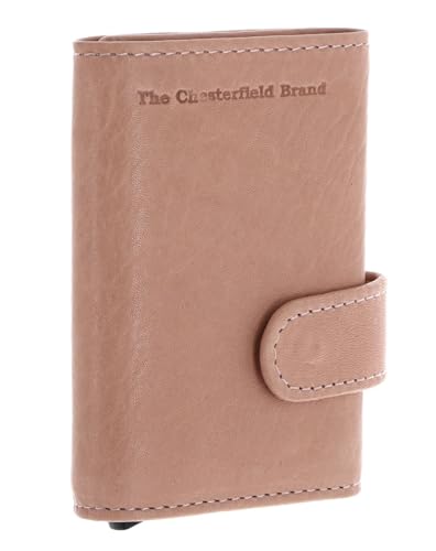Étui pour carte de crédit Nivala l'authenticité du cuir vintage rose