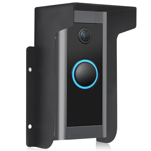 HOMURY Protector de lluvia para timbre de puerta, protección contra la lluvia, duradero y resistente a la intemperie, protección contra la lluvia para timbre de anillo, intercomunicador y cerradura de
