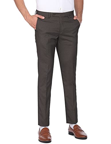 Image of Arrow Men Slim Formal Trouser