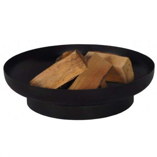 Feuerkorb Feuerschale Pan 1 Garten Gartenfeuer 60 70 80 cm Schwarz Pflanzenschale Terrassenfeuer Auswahl-Pan1-Schwarz E00116-80cm
