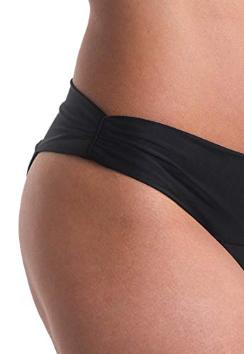 Calcinha Biquíni Avulso Cós Alto Orquídea - Preto - P