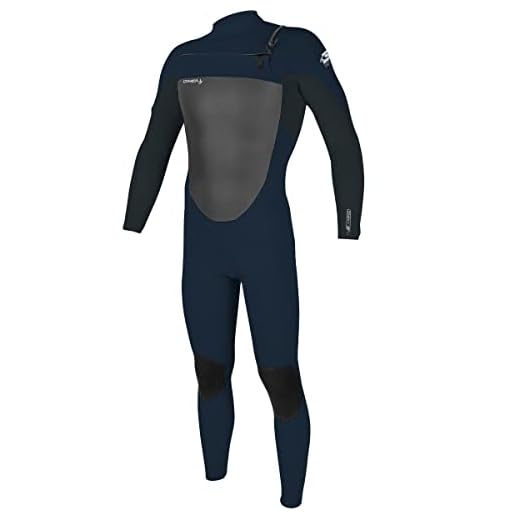 O';Neill Herren Epic 4/3mm Chest Zip Neoprenanzug - Abyss Gunmetal - Thermal Warm Heat Layers Easy Stretch