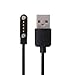 XISAOK USB Power Charging Cable for Smart Watch Universal Charge 4 Pin Accessories Charging Cable Magnetic Strong Charging Black