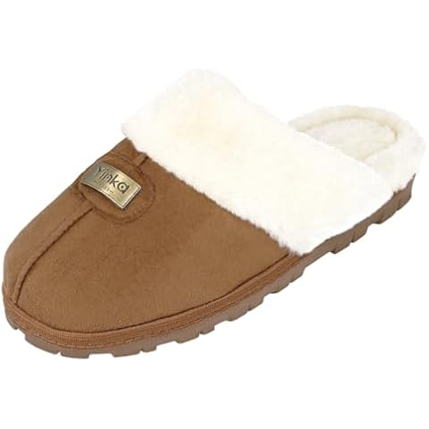 Yinka Shoes Kids Faux Suede Mule Slippers Cover