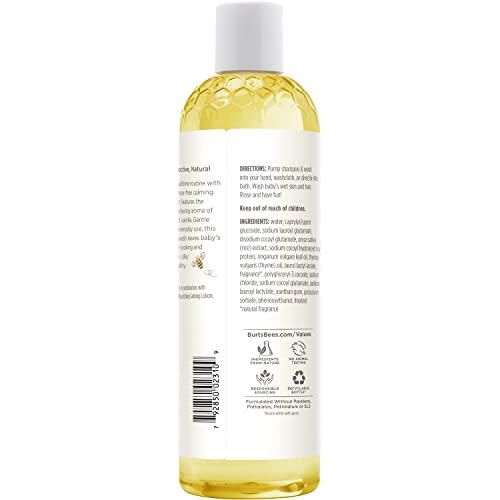 Image of Burt's Bees Baby Shampoo & Wash, Calming, 12 Ounces (Pack of 3) (Packaging May Vary)