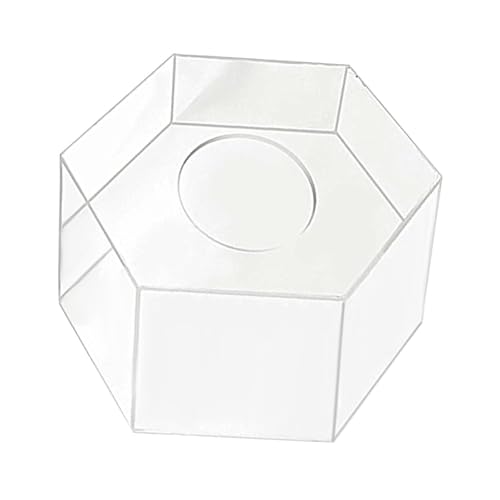 Soporte de tartas de acrílico rellenable de 25cm para exposición 7