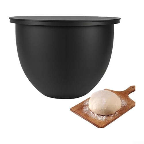 Aus langlebigem Silikon für Küchenmaschinen-Schüsseleinsätze für erhöhte Chargengröße und mühelose Reinigung, entworfen, um sicher zu passen (schwarze Silikonschüssel)