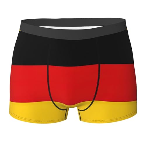 HVTTIOR Herren-Slip, Motiv: Deutschland-Flagge, atmungsaktiv, Stretch, leicht, für ganztägigen Komfort, Schwarz, XL