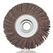 90851 -- 4" (102 mm) Dia. x 4" (102 mm) W x 3/4" (19 mm) CH 80 Grit A/O DynaCut Flap Wheel w/Flange
