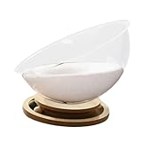 Taille pour chats : avec un diamètre de base de 25 cm et un diamètre total de 32/37/42 cm, ce lit pour chat à plateau tournant Space est idéal pour les chats de toutes tailles pour profiter confortablement de leurs temps de jeu de leurs siestes
