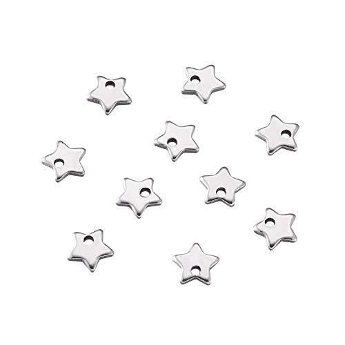 Pandahall 󔒃X^v^O 6x6mm ubN X-STAS-K002-19A-Yilisi