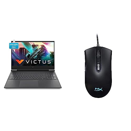 Image of HP Victus Gaming AMD Ryzen 5 5600H Processor 16.1 inch(40.9 cm) FHD Gaming Laptop & HyperX Pulsefire FPS Core