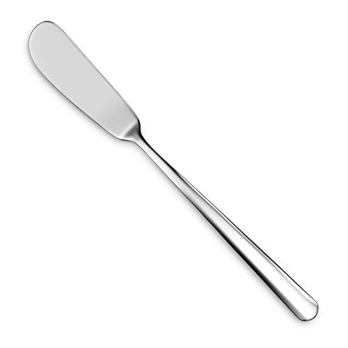 Sweese Butter Spreader Knife - 18/10 Stainless Steel Dishwasher Safe, 6.5 Inch - Set of 1