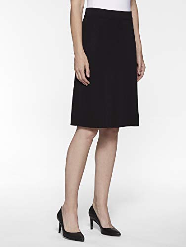 MISOOK 23" Straight Knit Skirt (X-Large) Black3