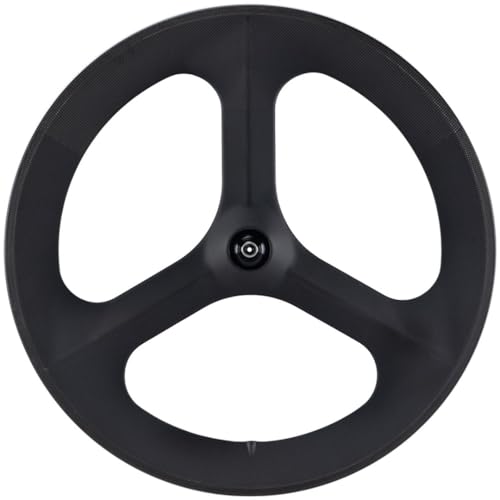 SUPERTEAM Full Carbon Tri Spokes Wheel 700C Clincher Bike Wheelset