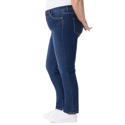Image of Gloria Vanderbilt Womens Amanda Classic High Rise Tapered Jean Plus Size