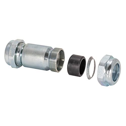 Image of Eastman 4-1 /8 Inch Long Pattern Compression Coupling, 3 /4 Inch IPS, Galvanized Steel, 20564