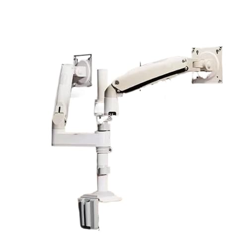 Support d'écran F160 articulé blanc pour deux moniteurs de bureau