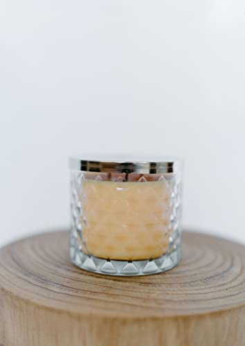 Gold Canyon™ - Fresh Orange Scented Candle, Three-Wick, Heritage Diamond-Cut Glass Jar, New & Improved Look 2022 #TOP4