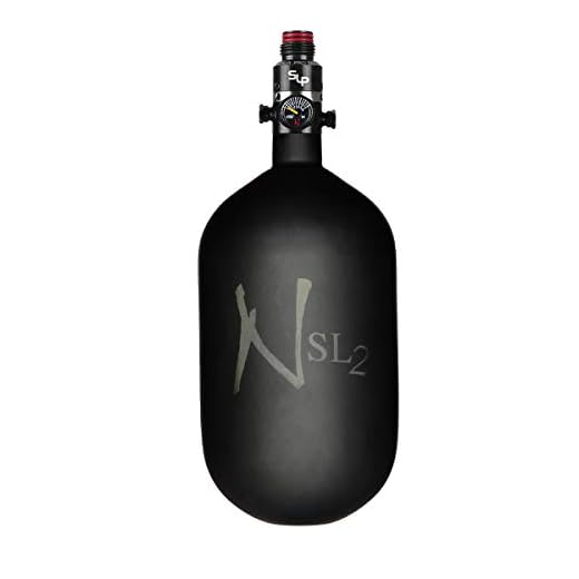 Ninja Carbon Fiber HPA Tank - 68/4500 SL2 - PRO V2 SLP REG - Cerakote Black