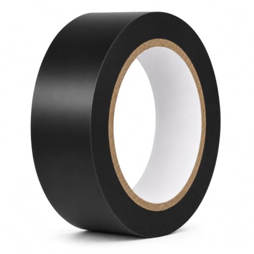 Image of GGR Supplies CVT-536 Black Vinyl Floor Marking Tape, 1.5 x 36 Yards