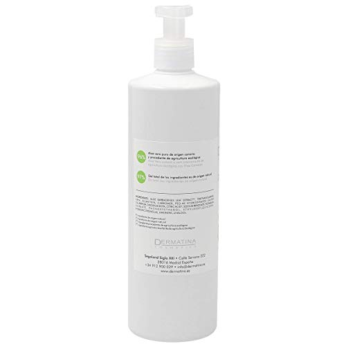Gel de Aloe Vera 500 ml Dermatin Caporal hidratante corporal para eccemas y quemaduras leves 2