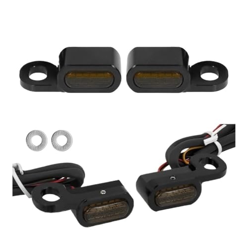 Clignotant de moto premium ambre 12V pour finition soignée Touring et Road King