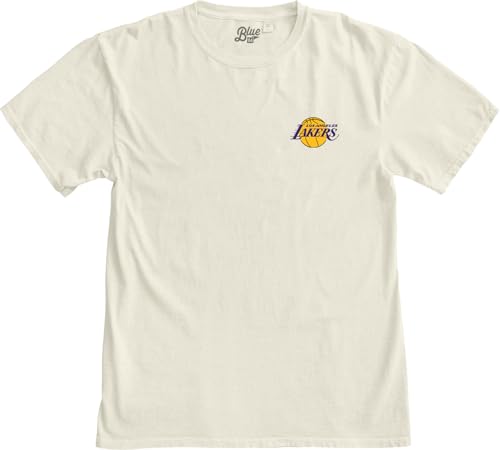 Image of Blue 84 NBA Unisex-Adult NBA Officially Licensed T-Shirt Ringspun Front /Back Ivory