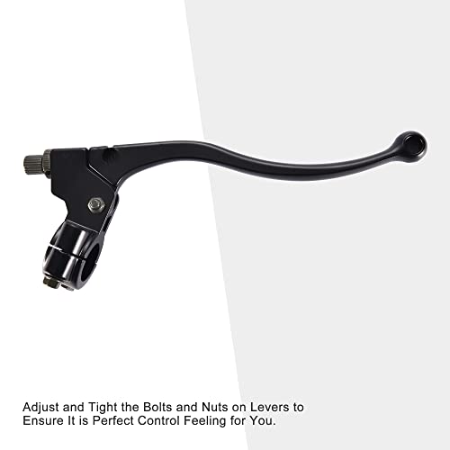 GOOFIT Lenker Bremshebel Ersatz für 150cc 200cc 250cc ATV Scooter Moped Dirtbike Schwarz