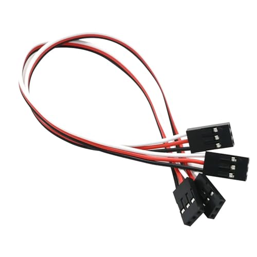 Cable de extensión servo de 200 mm con conectores JR macho a hembra para prolongar señal RC 5