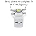Alla Lighting Super Bright B8.3D 17058 202259 2721 MF8 LED Bulbs,Green Instrument Panel Lights 3030 SMD Dashboard, Gauge Cluster Speedometer, Indicator Lights