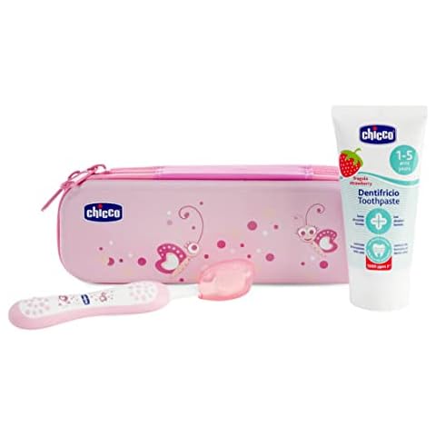 Chicco Set de Cepillo con Pasta de Dientes para Bebés y Niños Cover
