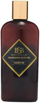 Brown Sugar Babe Marry Me Body Oil, Black Currant and Freesia Essential Oils, Nourishing Scented Oil for Women, Skin Care, Paraben Free, Body Oil Perfume, Made in USA