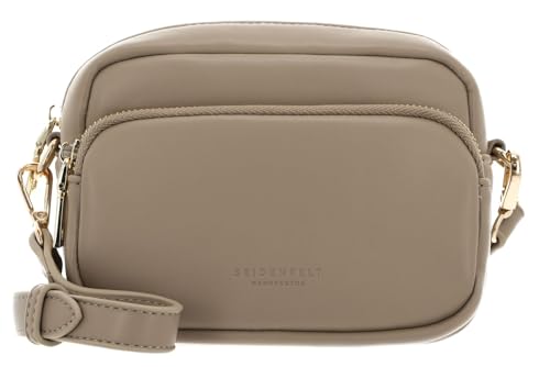 Sac Kaavi Puffy Smooth Taupe SEIDENFELT MANUFAKTUR aux détails dorés