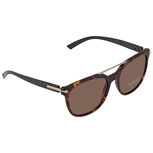 Bvlgari BV7035 Men's Sunglasses Dark Tortoise/Brown 56
