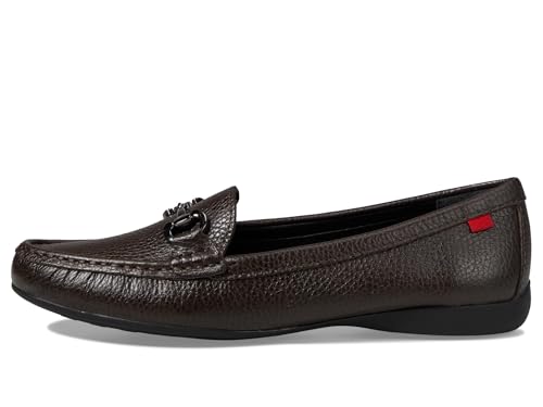 Image of Women's Genuine Leather Slip on Buckle Loafer