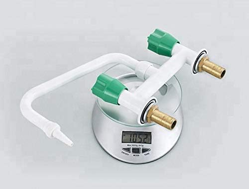 Miniatura 7 de CGOLDENWALL Grifo de laboratorio industrial para fregadero de laboratorio, boquilla de un solo orificio, mezcla caliente y fría, fregadero de