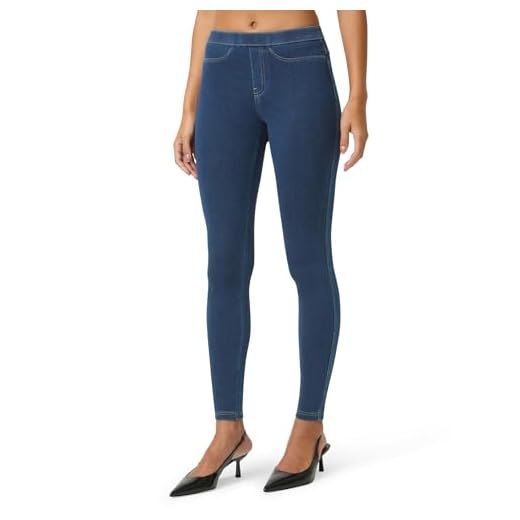 No nonsense Women's Classic Indigo Jean Leggings, Medium Wash Denim, Extra Large