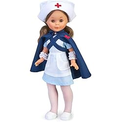 Nancy Coleccion Maletas Nancy Colección-Enfermera Reedición 20 Muñeca, Multicolor (Famosa 700016211)