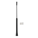 Toda marca de vehículo kerkardi – Punta Cable de antena Auto autoraio Universal 24 cm con rosca M5 M6